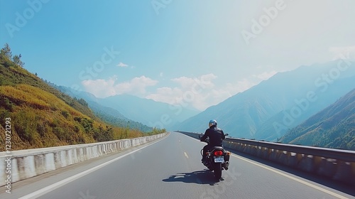 Embark on an exhilarating motorcycle adventure along the open road. Feel the exhilaration of cruising down empty highways, surrounded by breathtaking landscapes. Capture the essence of freedom