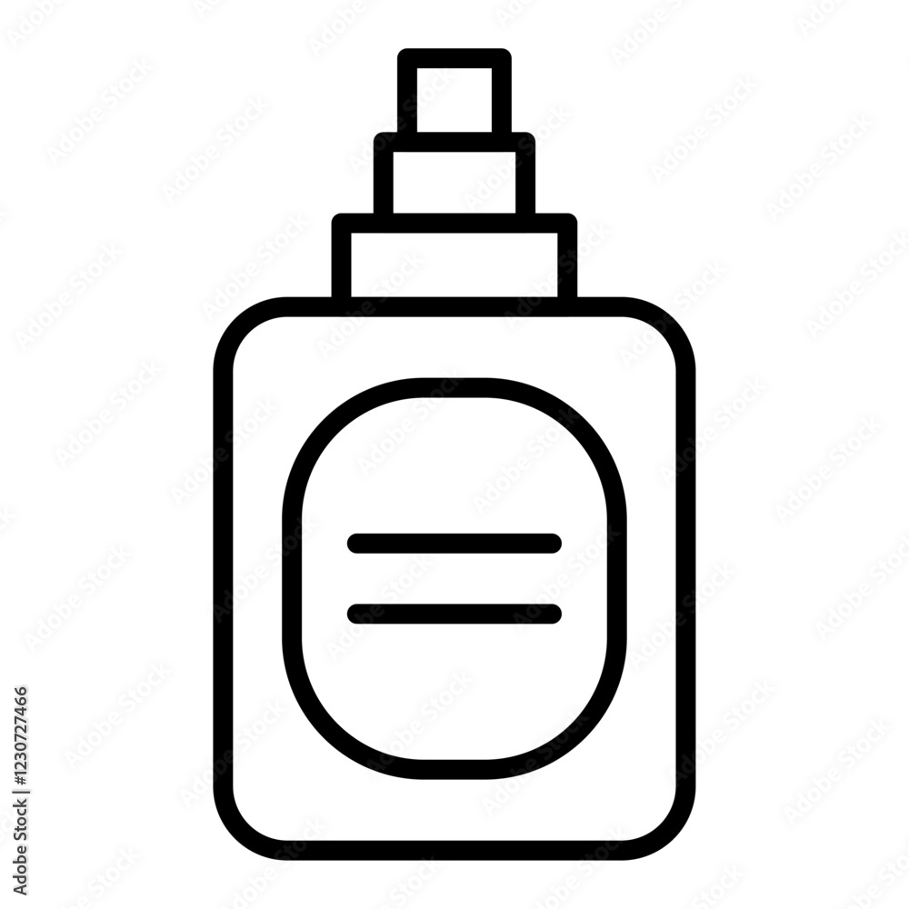 Perfume bottle icon Black and white logo Perfume bottle icon Black and white logo