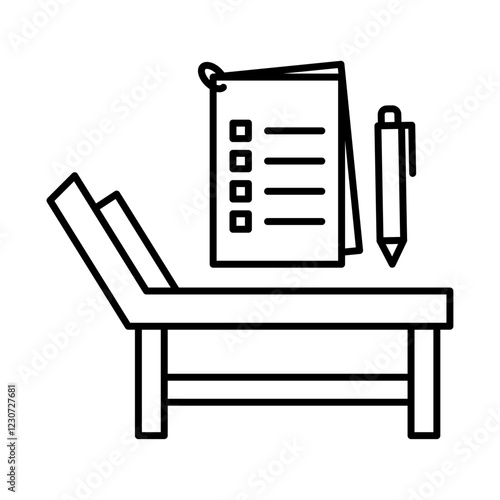 psychology treatment icon Black and white logo