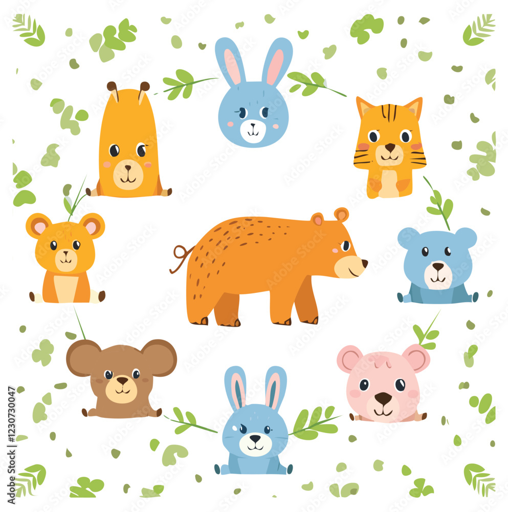 Obraz premium animals collection