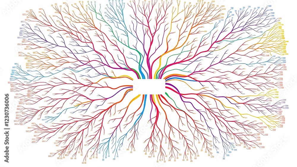 Obraz premium Mind Map Solutions for Brainstorming and Strategic Planning