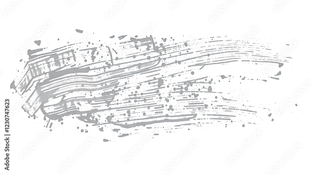 Smudge Paintbrush Stroke Illustrations - Abstract Art Smudge Paintbrush Stroke Illustrations - Abstract Art