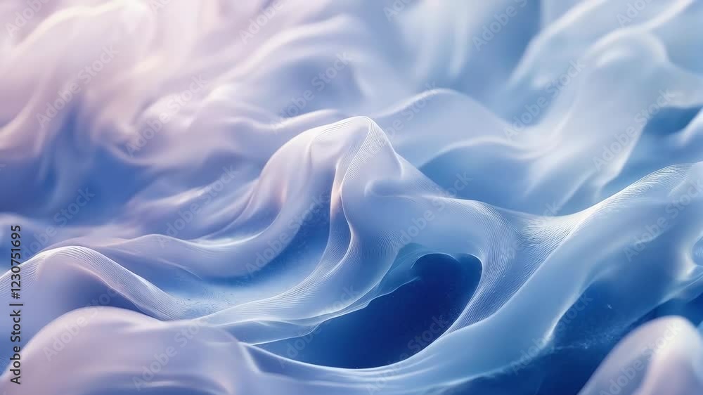 Dynamic fluid waves: mesmerizing flow and elegance in hypnotic blue motion Dynamic fluid waves: mesmerizing flow and elegance in hypnotic blue motion