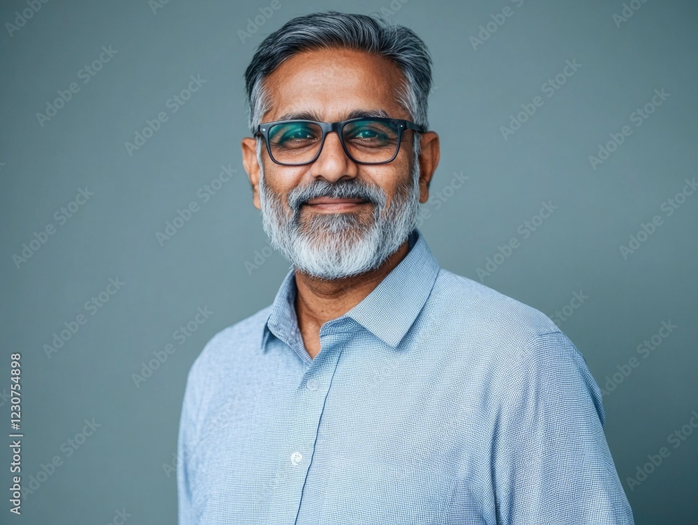 Fototapeta premium Business Portrait - Smiling Man in Casual Attire