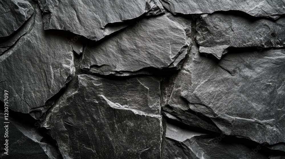 Rough Texture of Cracked Slate Rough Texture of Cracked Slate