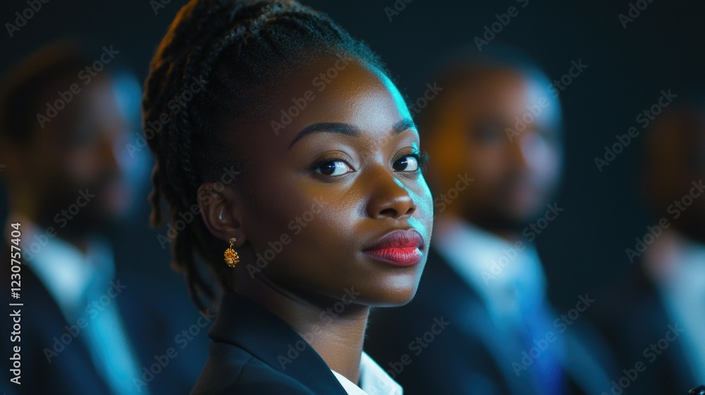 Portrait of a Professional Woman with Confident Expression Portrait of a Professional Woman with Confident Expression