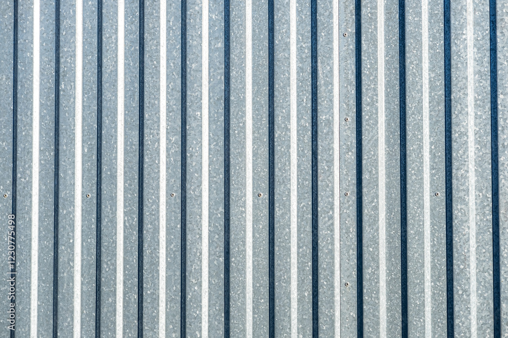 silver metal colour corrugated metallic door detail and background for vertical line texture silver metal colour corrugated metallic door detail and background for vertical line texture