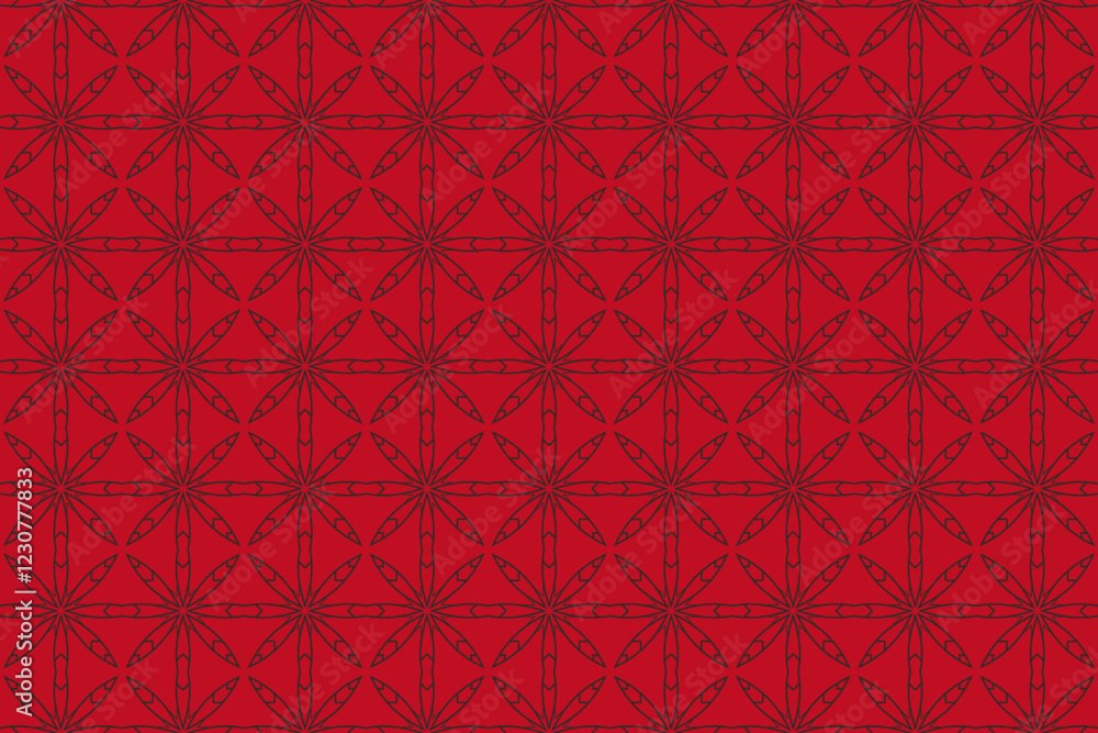 Fototapeta premium Seamless Texture Cloth Wallpaper Background Endless Decoration Art Digital Textile Luxury Visual Design Fashion Graphic Fabric Geometric Shape Interior Perspective Template Tile Symmetric Pattern.
