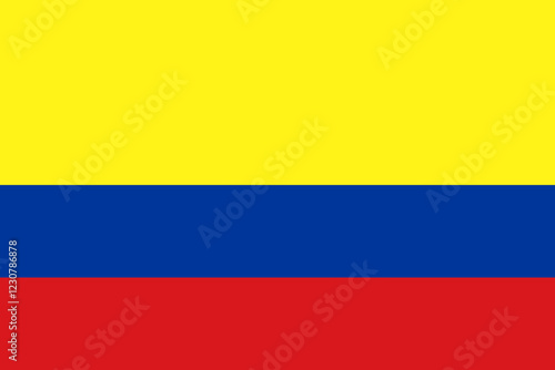 Colombia national flag. Flag of Colombia