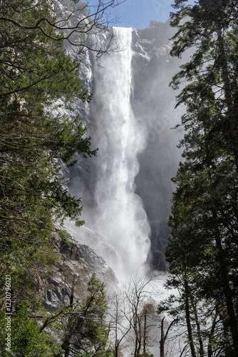 Yosemite Falls in Yosemite National Park. 