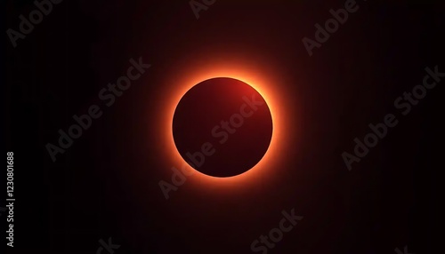 Annular Solar Eclipse Celestial Event Dark Sky