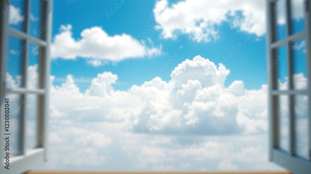 Serene Morning Sky - Open View, Summer/Spring Serene Morning Sky - Open View, Summer/Spring
