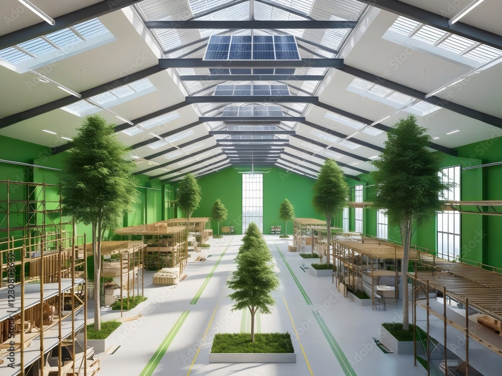Innovative Factory with Biophilic Design Innovative Factory with Biophilic Design