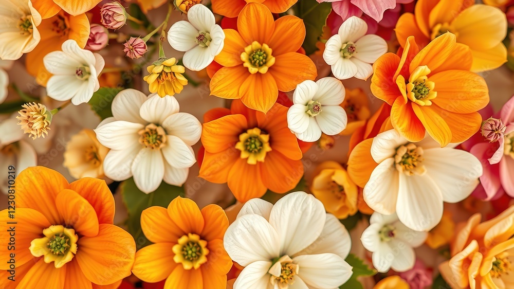 Spring Summer Floral Geometric Patterns - Bright & Bold Spring Summer Floral Geometric Patterns - Bright & Bold