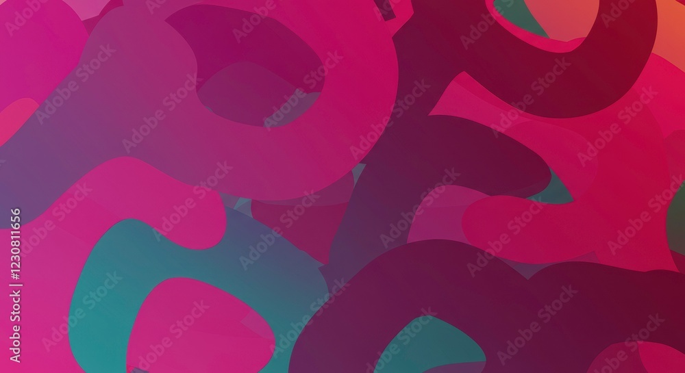 Abstract Graphic Texture: A visually dynamic and artistic digital composition featuring overlapping shapes and a vibrant color palette of magenta, teal, and maroon. Abstract Graphic Texture: A visually dynamic and artistic digital composition featuring overlapping shapes and a vibrant color palette of magenta, teal, and maroon.
