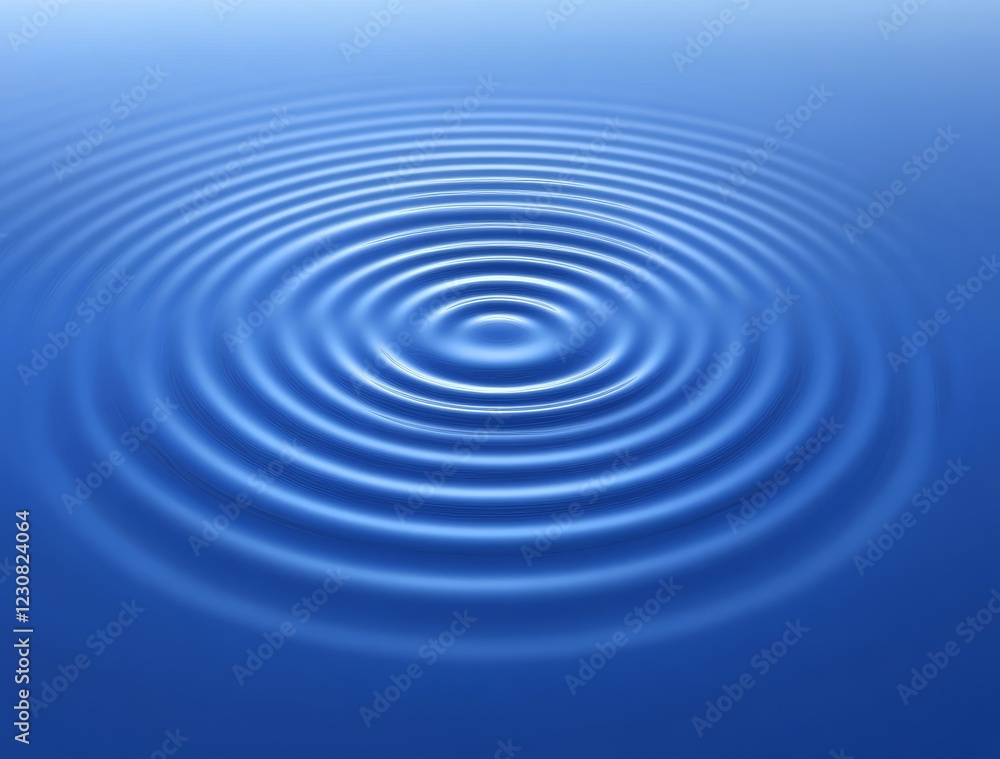 Nature's peaceful rhythm showcased by smooth water ripples. Nature's peaceful rhythm showcased by smooth water ripples.
