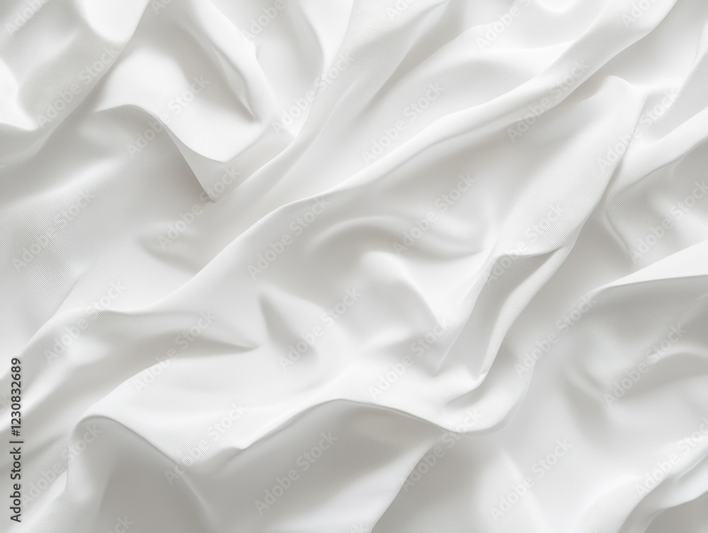 A wrinkled paper mockup with deep folds, placed on a clean surface A wrinkled paper mockup with deep folds, placed on a clean surface
