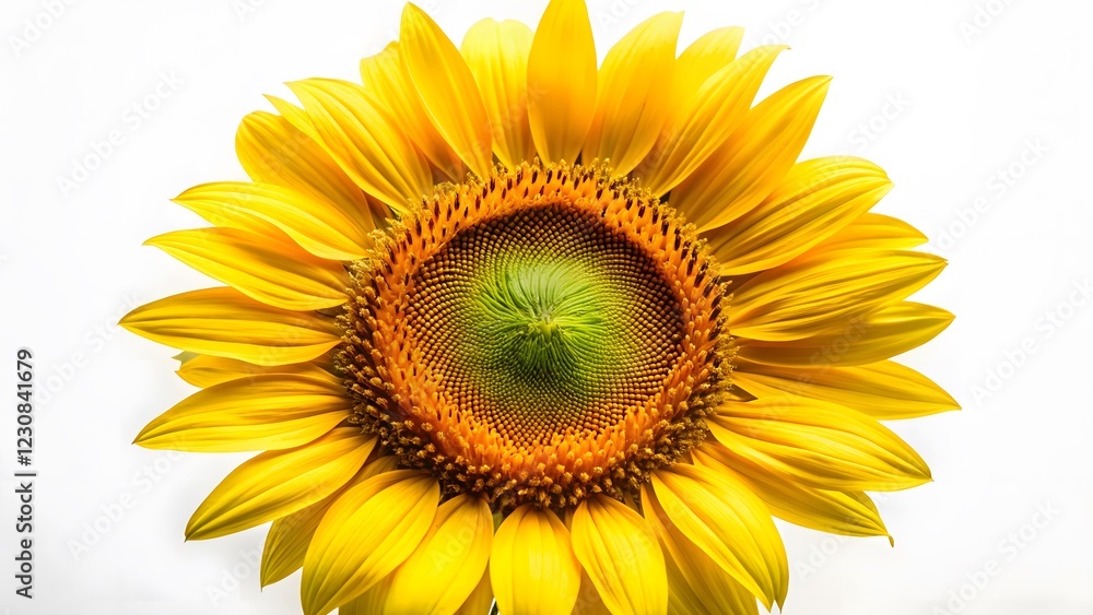 Fototapeta premium Vibrant Yellow Sunflower Close-up