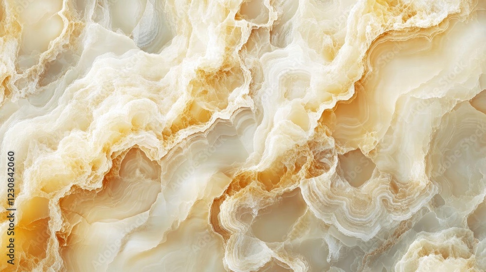 Abstract Marble Texture: Swirling Patterns in Cream and Gold Abstract Marble Texture: Swirling Patterns in Cream and Gold