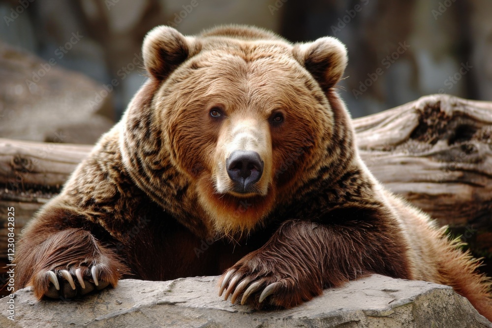 Grizzly Bear in Its Natural Habitat in Alaska Grizzly Bear in Its Natural Habitat in Alaska