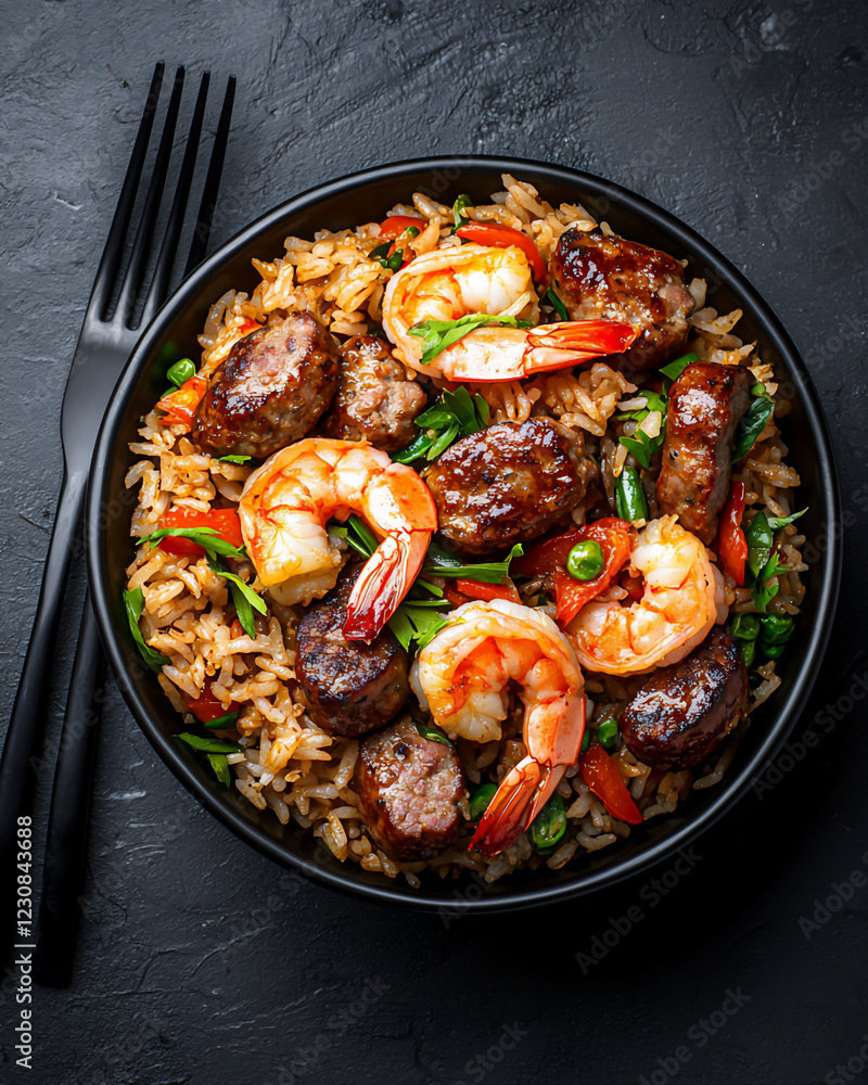 Fototapeta premium classic american jambalaya