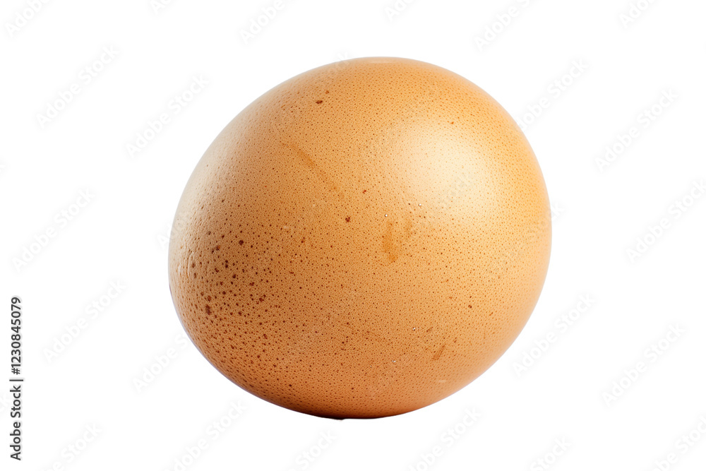 Brown Chicken Egg Isolated on a White Transparent Background for Culinary and Decorative Purposes Brown Chicken Egg Isolated on a White Transparent Background for Culinary and Decorative Purposes