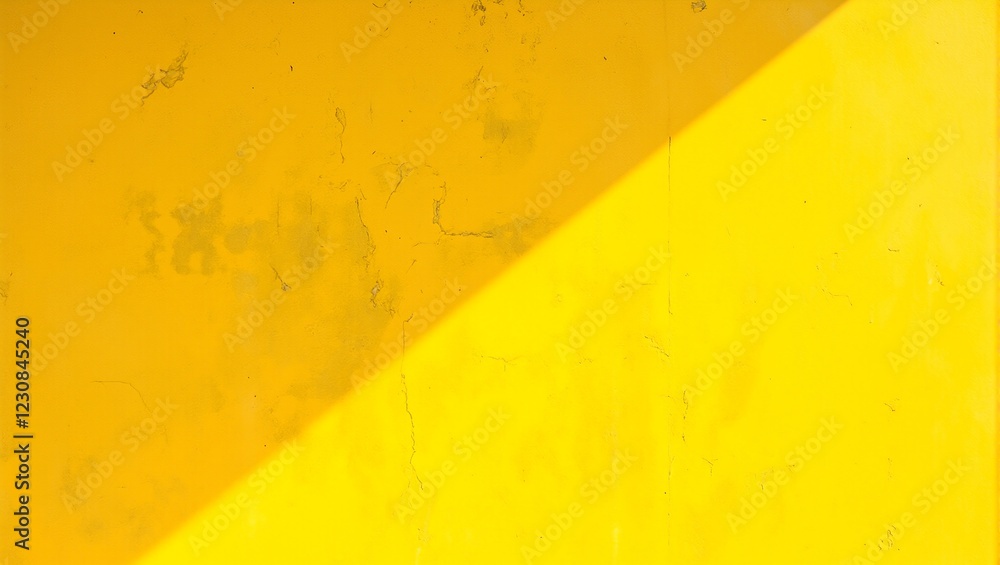 Abstract triangular shadow on textured yellow wall Abstract triangular shadow on textured yellow wall