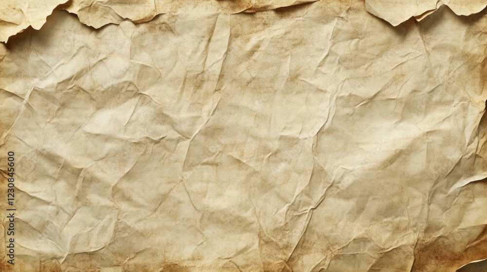 Obraz premium Vintage Crumpled Paper Texture Background