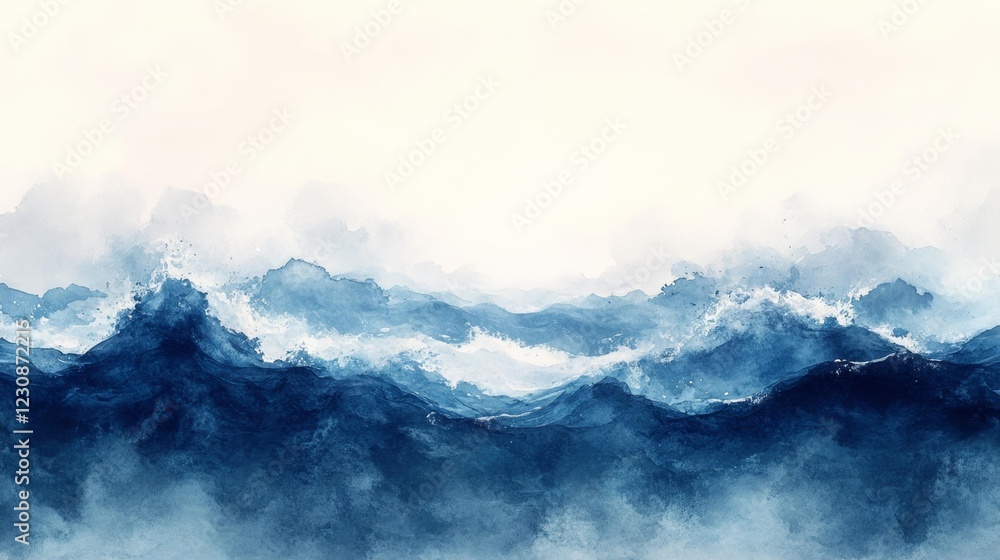 Symmetrical Snowflakes with Sparkles on Black Background. Generative AI