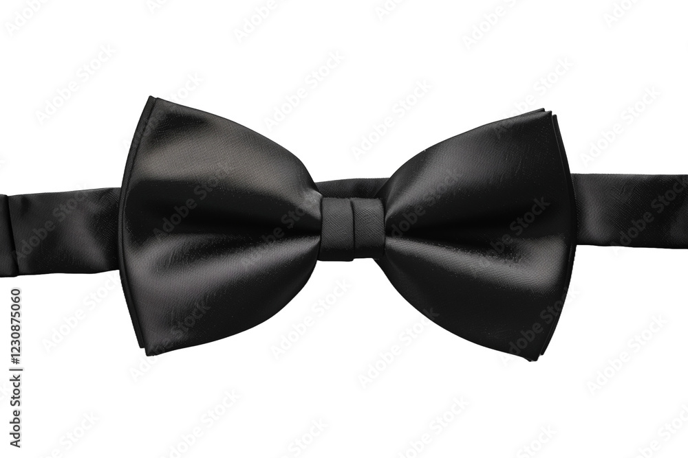 Elegant Black Silk Bow Tie Isolated on White Transparent Background for Stylish Occasions and Formal Events Elegant Black Silk Bow Tie Isolated on White Transparent Background for Stylish Occasions and Formal Events