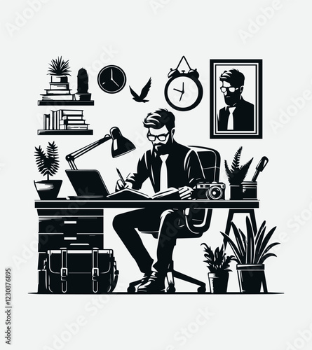 Professional Author Logo Design, Writer Logo, Book Author Logo, Creative Writer Logo, Literary