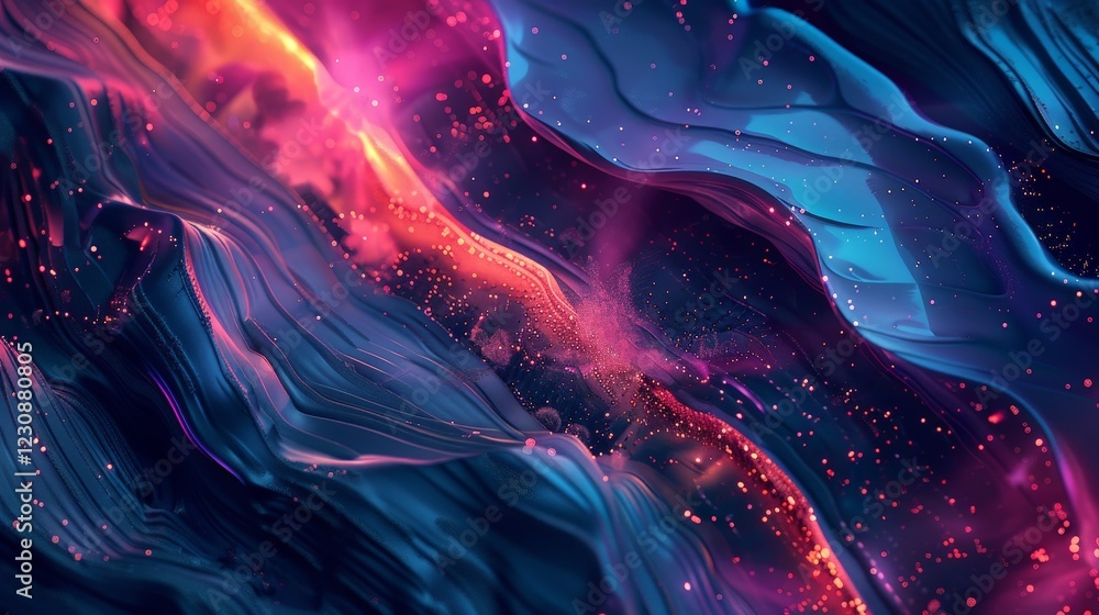 Naklejka premium Abstract Fluid Art Background Wallpaper
