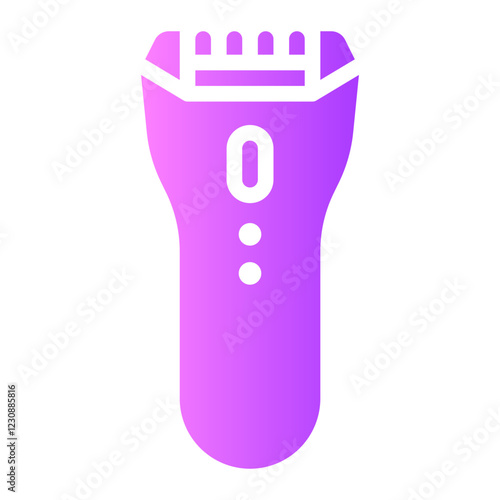 shaving gradient icon