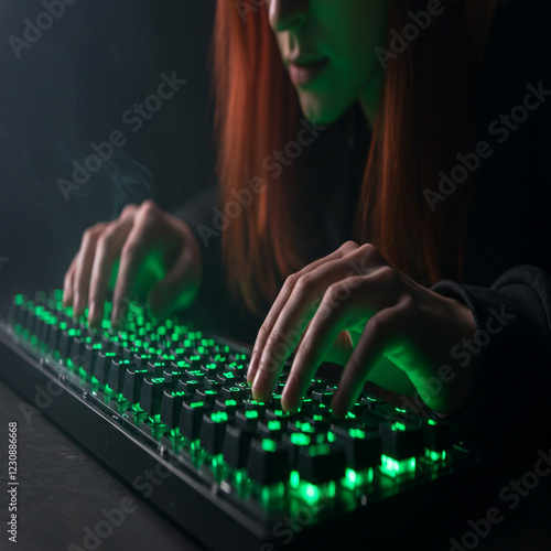 person with computer