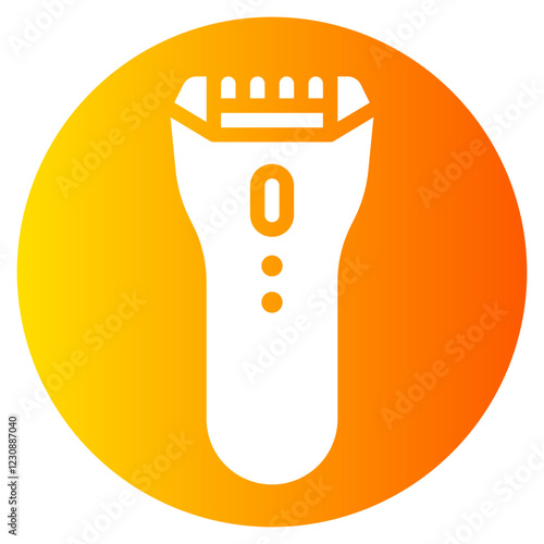shaving gradient icon
