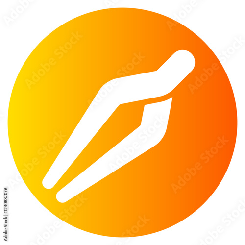 tweezers gradient icon
