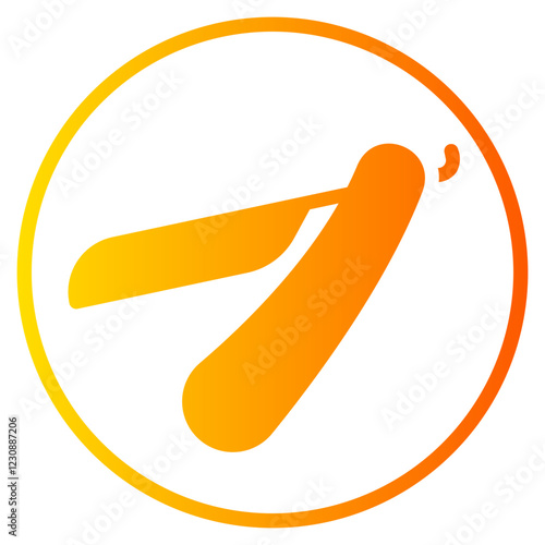 razor blade gradient icon