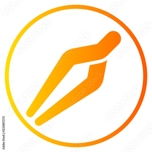 tweezers gradient icon