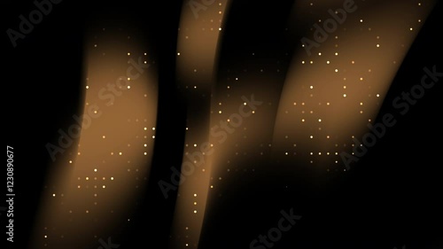 Black background with gold lights suitable for luxury events, holiday celebrations, festive designs, elegant invitations, and glamorous decorations.