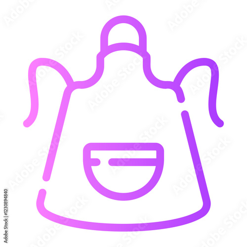 apron gradient icon