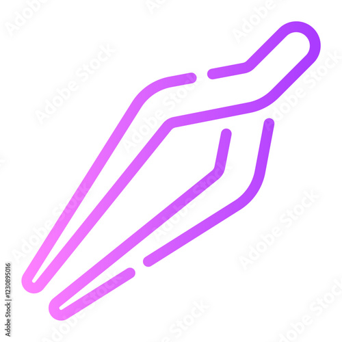 tweezers gradient icon