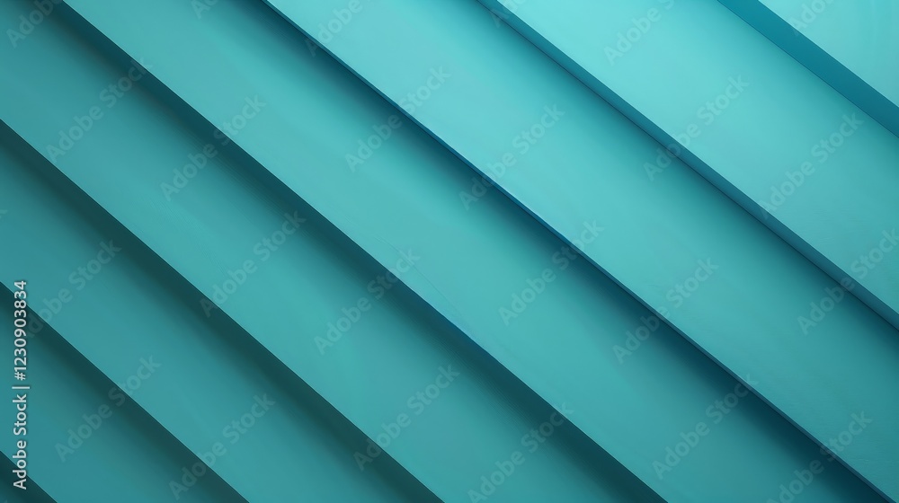 Fototapeta premium Abstract Teal Diagonal Lines Background