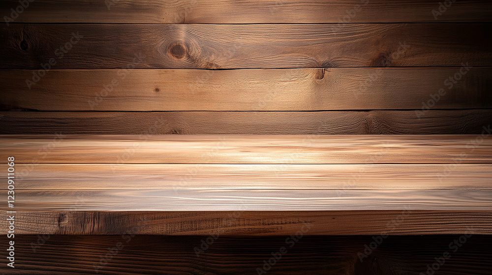 Wooden background with warm tones and natural textures, perfect for displays. Wooden background with warm tones and natural textures, perfect for displays.