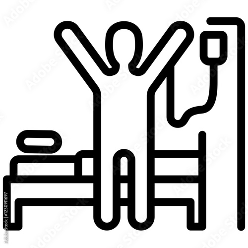 Patient Recovery Icon