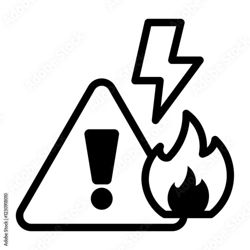 danger Line Icon