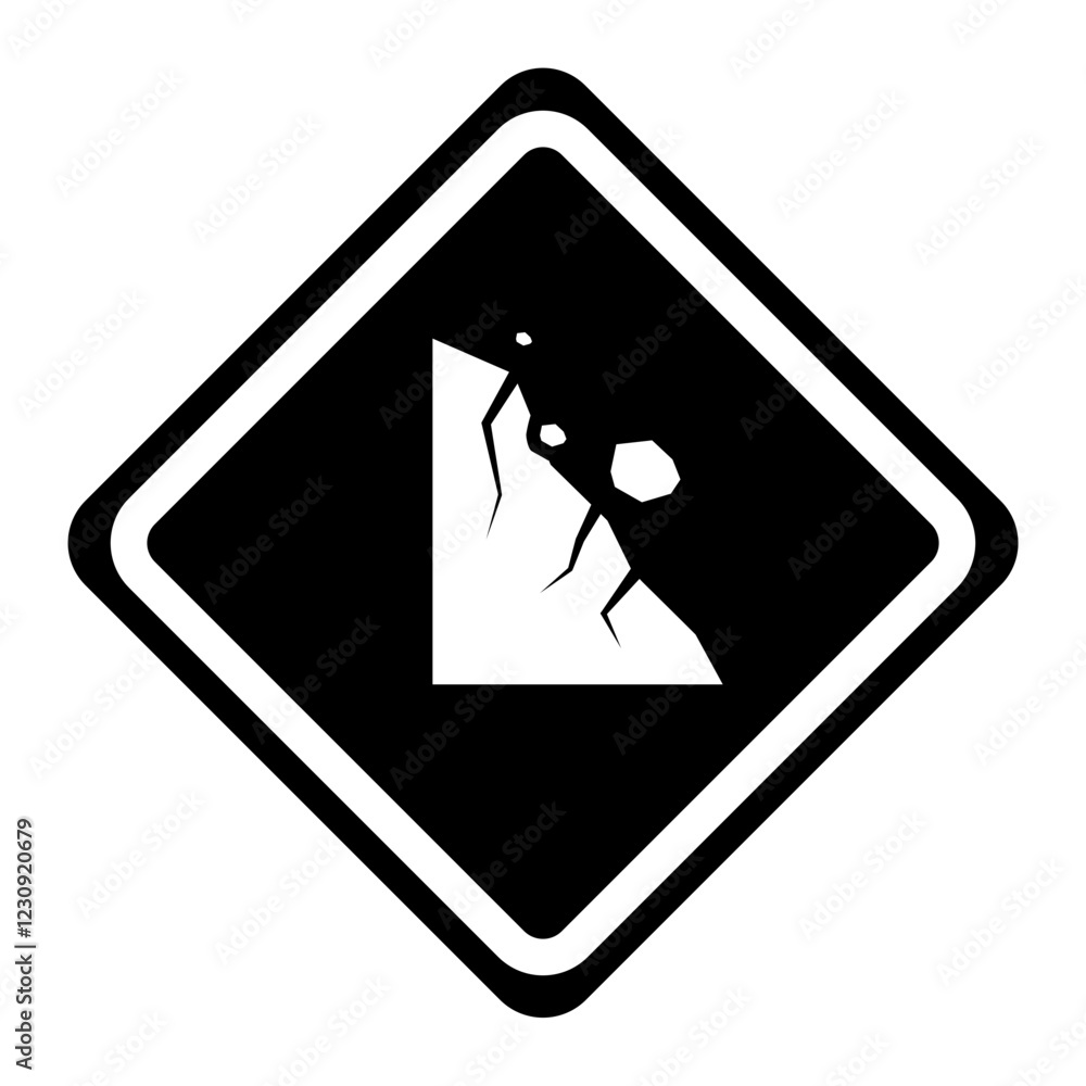 landslide Solid icon landslide Solid icon