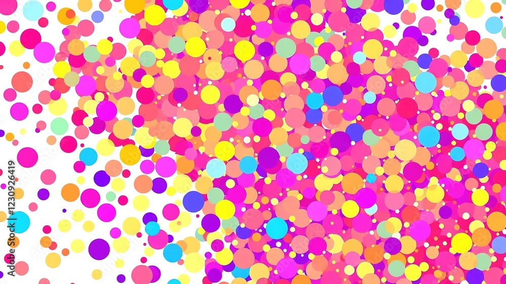 Springtime Polka Dot Abstract Pattern Springtime Polka Dot Abstract Pattern