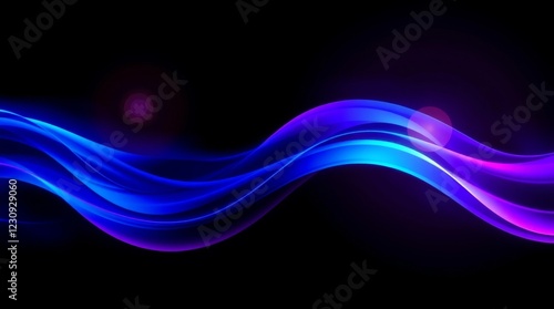 Wallpaper Mural Abstract Gradient Waves with Grainy Texture Torontodigital.ca