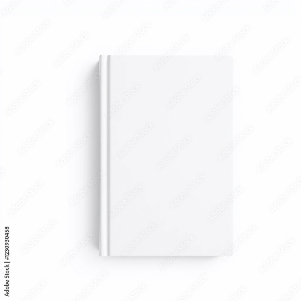 Blank White Book Cover Mockup Perfect for Design Presentations and Branding Blank White Book Cover Mockup Perfect for Design Presentations and Branding