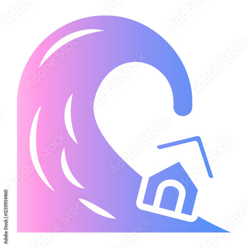 tsunami Gradient icon